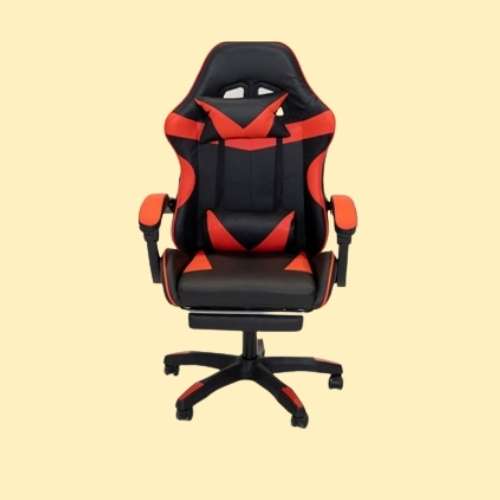 Red & Black Gaming Chair in Abu Dhabi | Ergonomic PU Leather Office Chair
