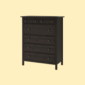 Hemnes Side Table – Premium 6-Drawer Chest
