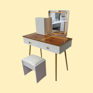 Modern LED Lights Dressing Table in Abu Dhabi | Stylish Vanity Table