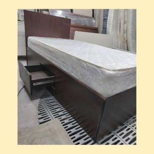 Single Bed with Storage Drawer + Used Mattress