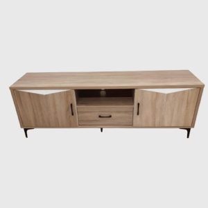Beech White Wooden TV Stand – Sleek Storage Unit