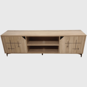 Light Oak TV Stand – Wooden Sleek Design