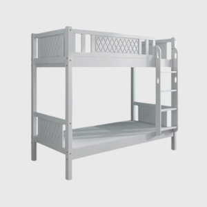 Sleek White Bunk Bed – Design for Kids & Adults