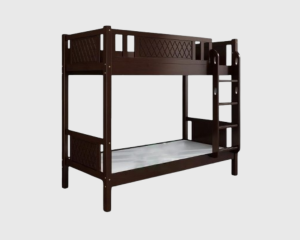 Walnut Color Bunk Bed – Luxury Style and Comfort