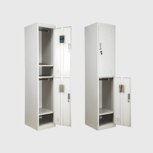 STEEL TWO TIER LOCKER - Grey Color